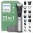 Norelco Philips All-in-One 9000 Series 25-Piece Trimmer - Electric Shaver and Clipper for Face, Beard, Head & Body, Self-Sharpening Full Metal Blades, 27 Length Settings (0.5-20 mm), MG9580/40