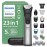 Norelco Philips All-in-One 9000 Series 23-Piece Trimmer - Electric Shaver and Clipper for Face, Beard, Head & Body, Self-Sharpening Full Metal Blades, 29 Length Settings (0.5-16 mm), MG9575/49