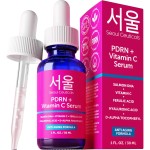 SeoulCeuticals PDRN Serum Salmon DNA Vitamin C Serum - Korean Skincare Anti Aging PDNR Skin Repair Booster - K Beauty Skin Care for Face 1oz