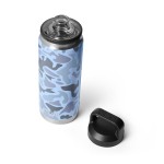 YETI Rambler 26 oz Bottle, Leakproof, Vacuum Insulated, Stainless Steel with Chug Cap, Blue Camo