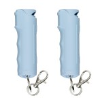 Sabre Fast Flip Top Pepper Spray with Snap-Clip Keychain, Maximum Police Strength OC Spray, 3X Longer Spray Time - Up to 10 Seconds, Finger Grip for Faster Aim, 0.54 fl oz, Secure and Easy to Use