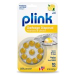 Plink Garbage Disposer Cleaner, Freshener & Odor Removing Balls, Washes Away Foul Odors, Easy to Use - Fresh Lemon Scent, 10 Uses